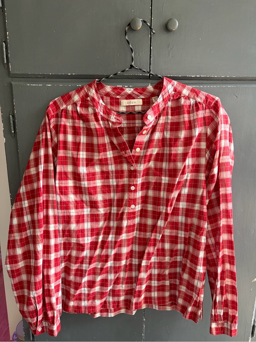 Doen HOLDE TOP -- ALSACE PLAID Large